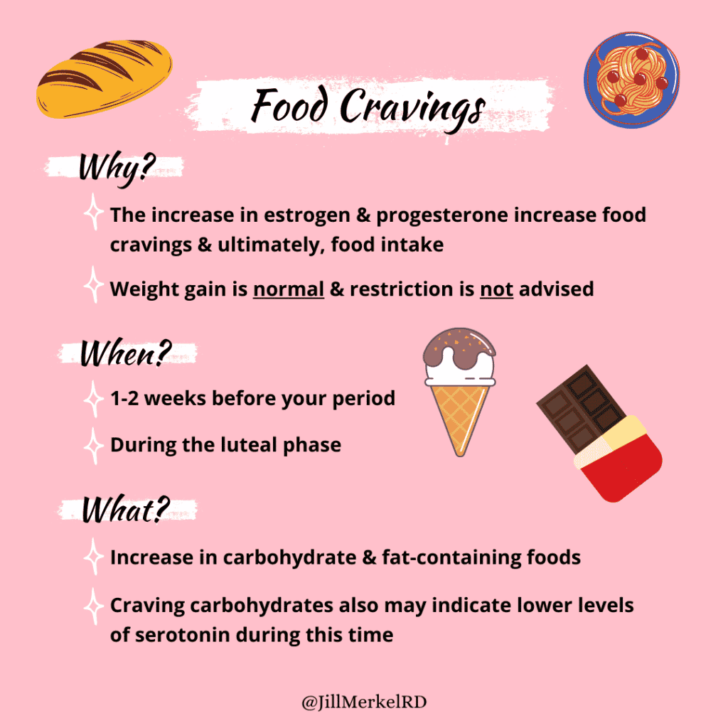 Food cravings during the menstrual cycle